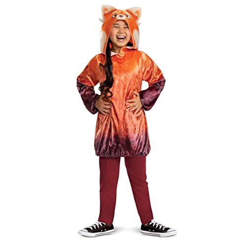 Mei Panda Costume for Kids, Official Disney Turning Red Costume, Child Size Extra Small (3T-4T)