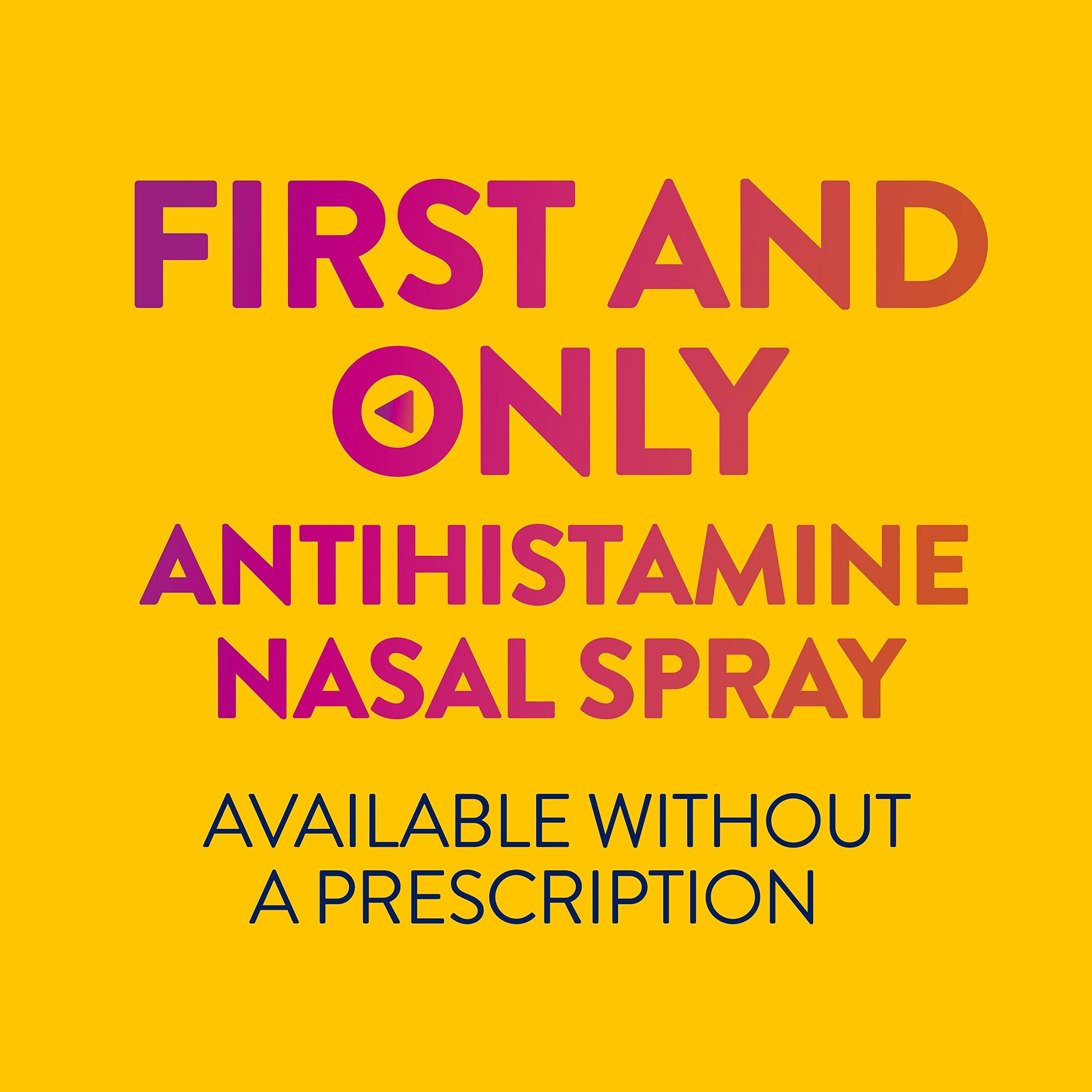 Astepro Children's Allergy Nasal Spray - Steroid-Free Antihistamine For 24-Hour Allergy Relief, Nasal Congestion, Runny Nose, 60 Metered Sprays, White, 0.37 Fl Oz (Pack of 1)
