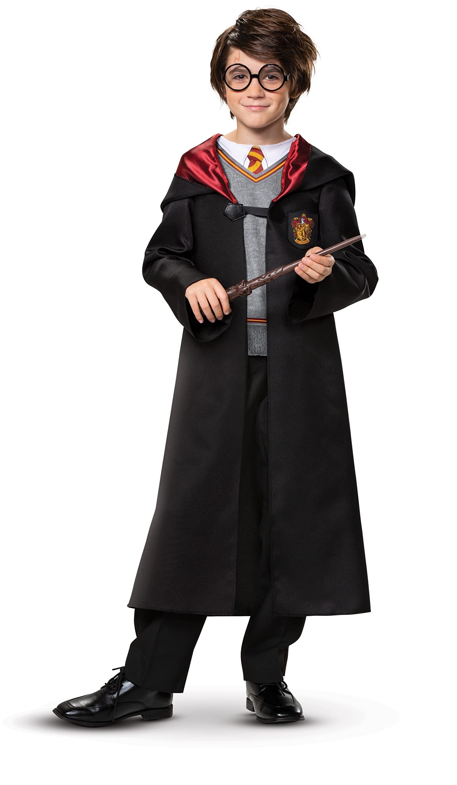 Disguise Harry Potter Costume Kids Small 4-6 Black Red Classic Boys Outfit Free Shipping