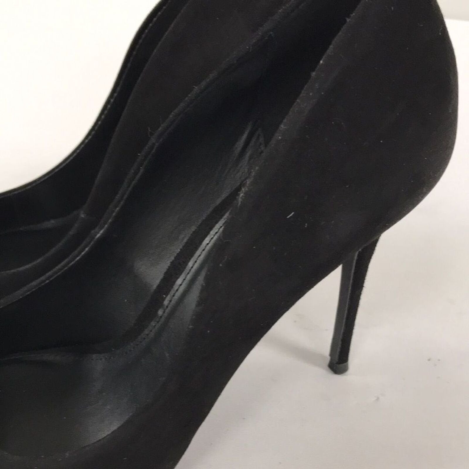 Steve Madden Womens Daisie Pump Black Suede 9 US