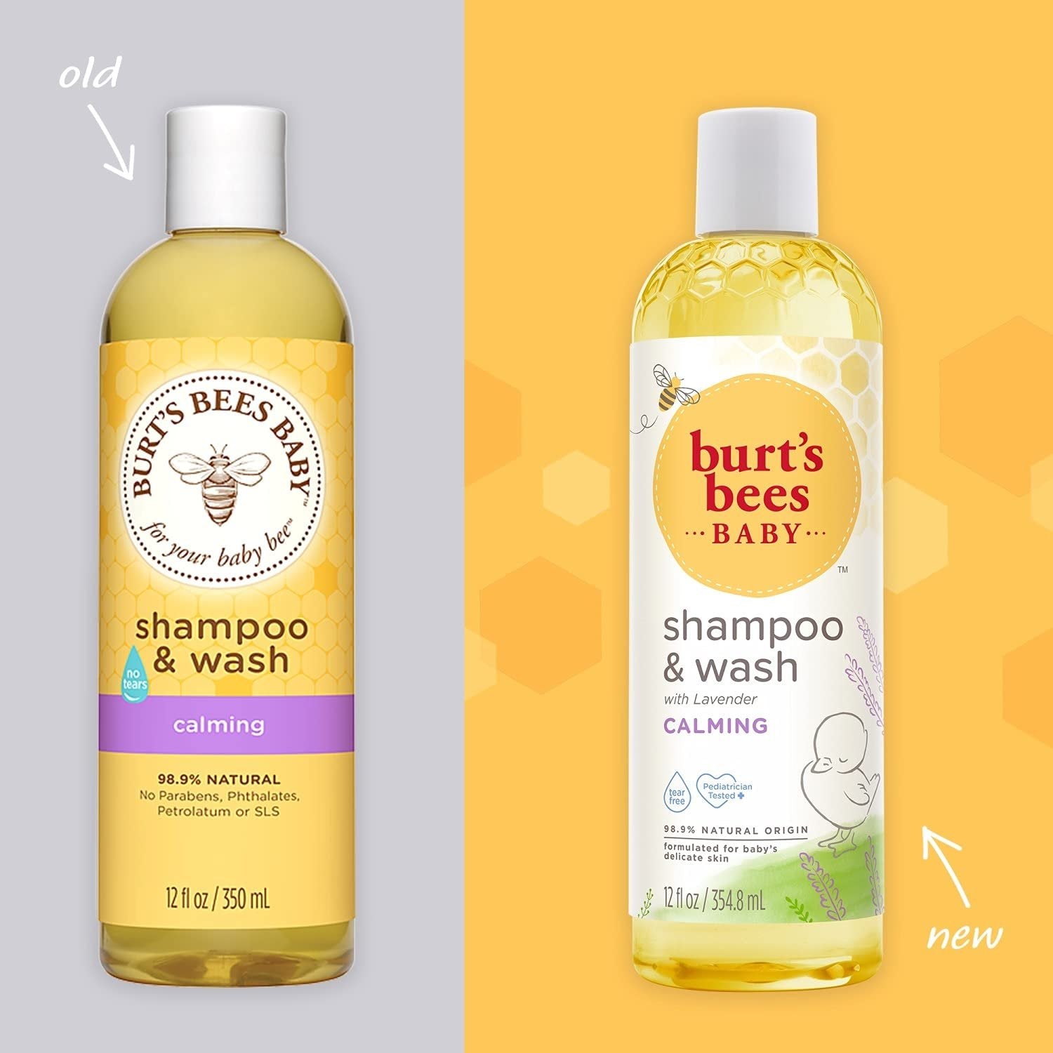 Burt's Bees Baby Shampoo & Wash, Calming, 12 Ounces (Packaging May Vary)