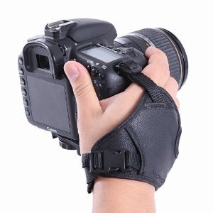 Movo Photo HSG-2 DualStrap Padded Wrist & Grip Strap for DSLR Cameras - Prevents droppage and stabilizes video