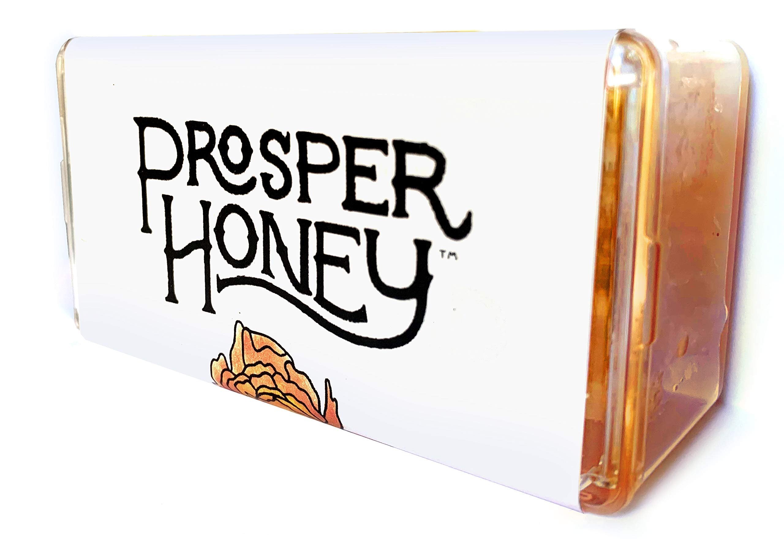 Prosper Wildflower Honeycomb (7oz), Raw Honeycomb for Eating, Pure and Real Honeycomb from the USA