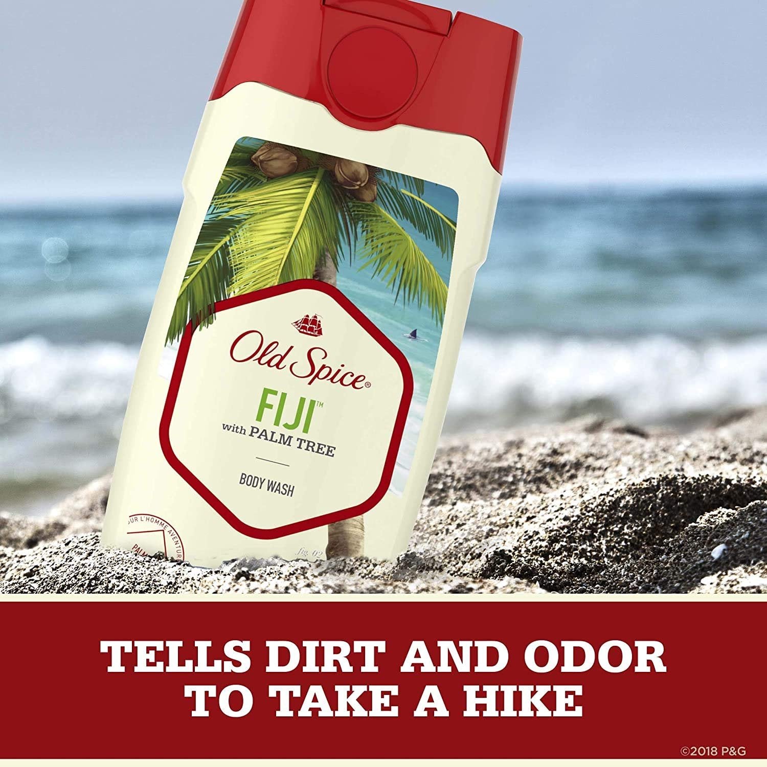 Old Spice Body Wash for Men Fiji With Palm Tree Scent Inspired By Nature, 25 Fl Oz