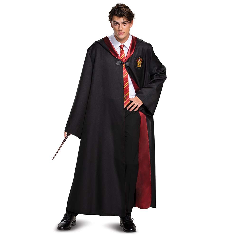 Disguise unisex adult Gryffindor Costume Outerwear, Black & Red, Extra Small 14-16 US