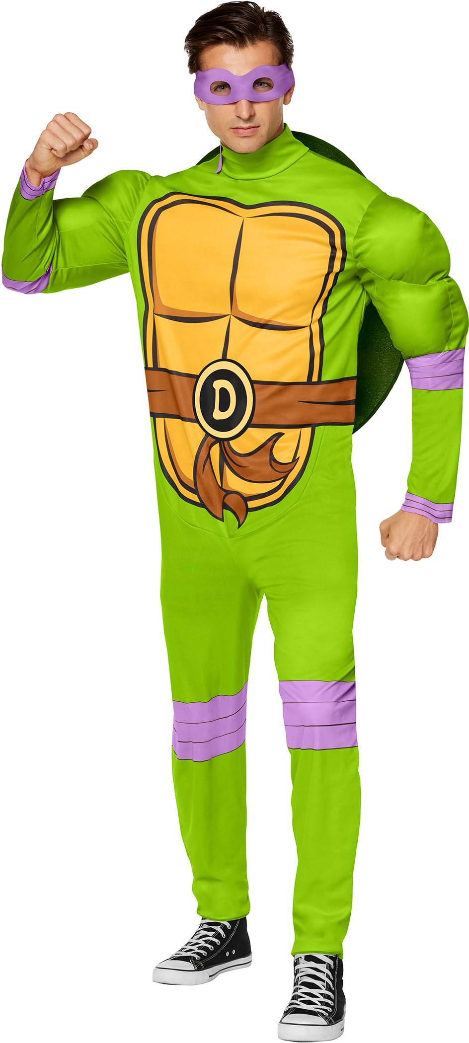 InSpirit Teenage Mutant Ninja Turtles Adult Classic Donatello Costume | Officially licensed | Cosplay costume | Group costume | Classic costume, M