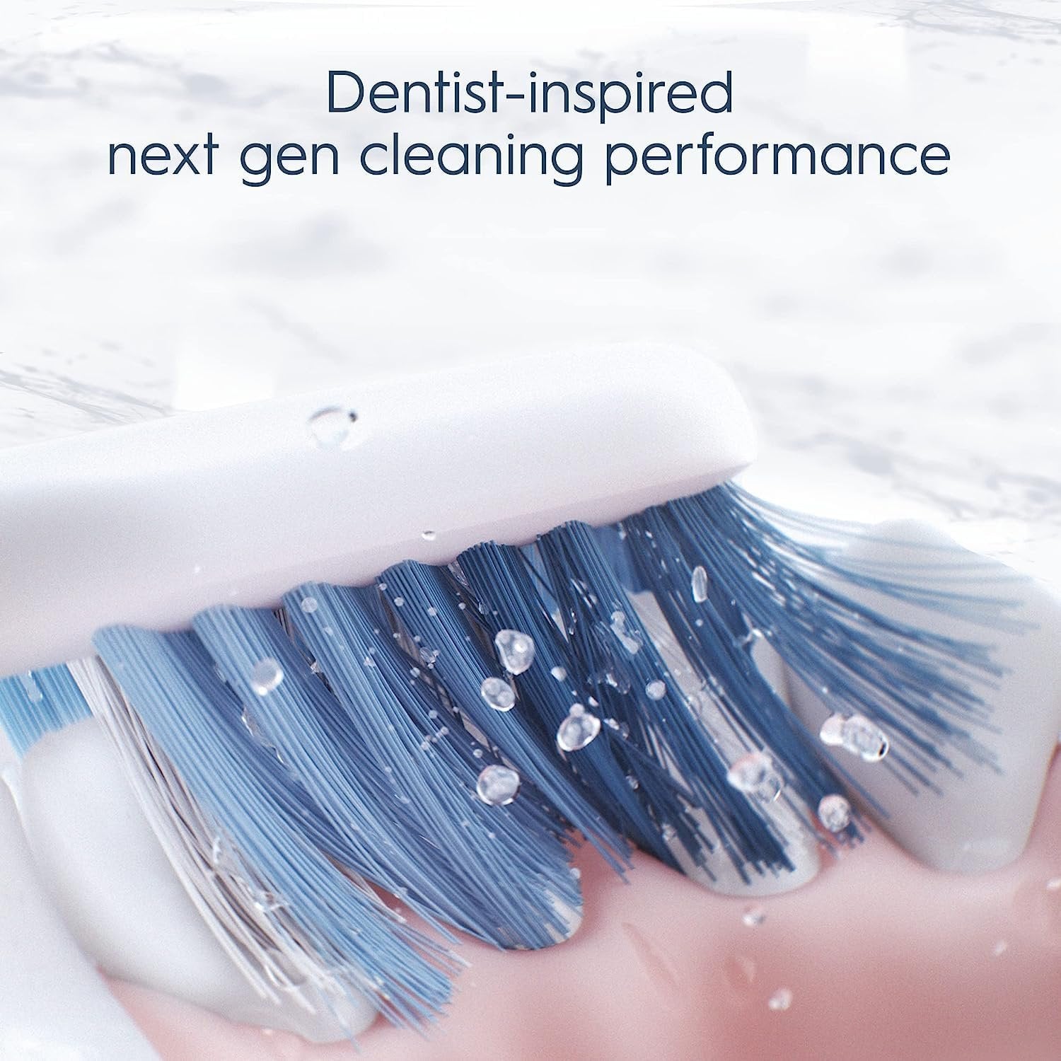 Oral-B Clic Manual Toothbrush (Aqua) with 2 Replaceable Brush Heads and Magnetic Brush Mount