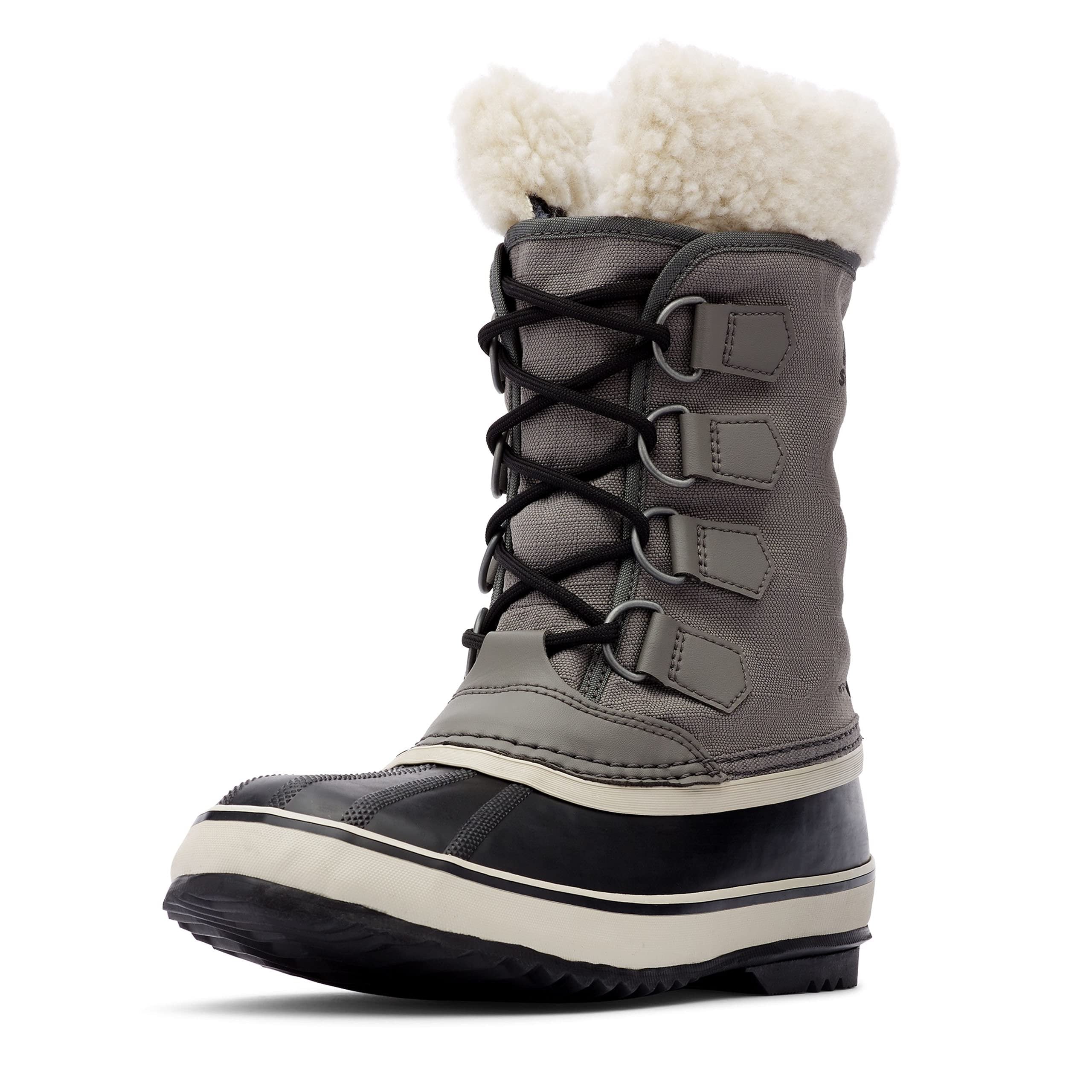 Sorel Women's Winter Boots, Grey Quarry Black, 8