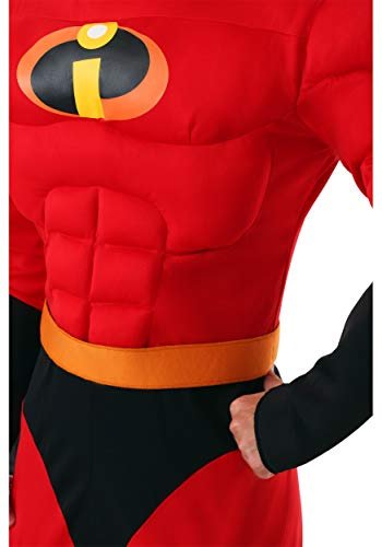 Disguise mens Unisex - Deluxe Muscle Mr Incredible Adult Sized Costumes, Red, XL 42-46 US