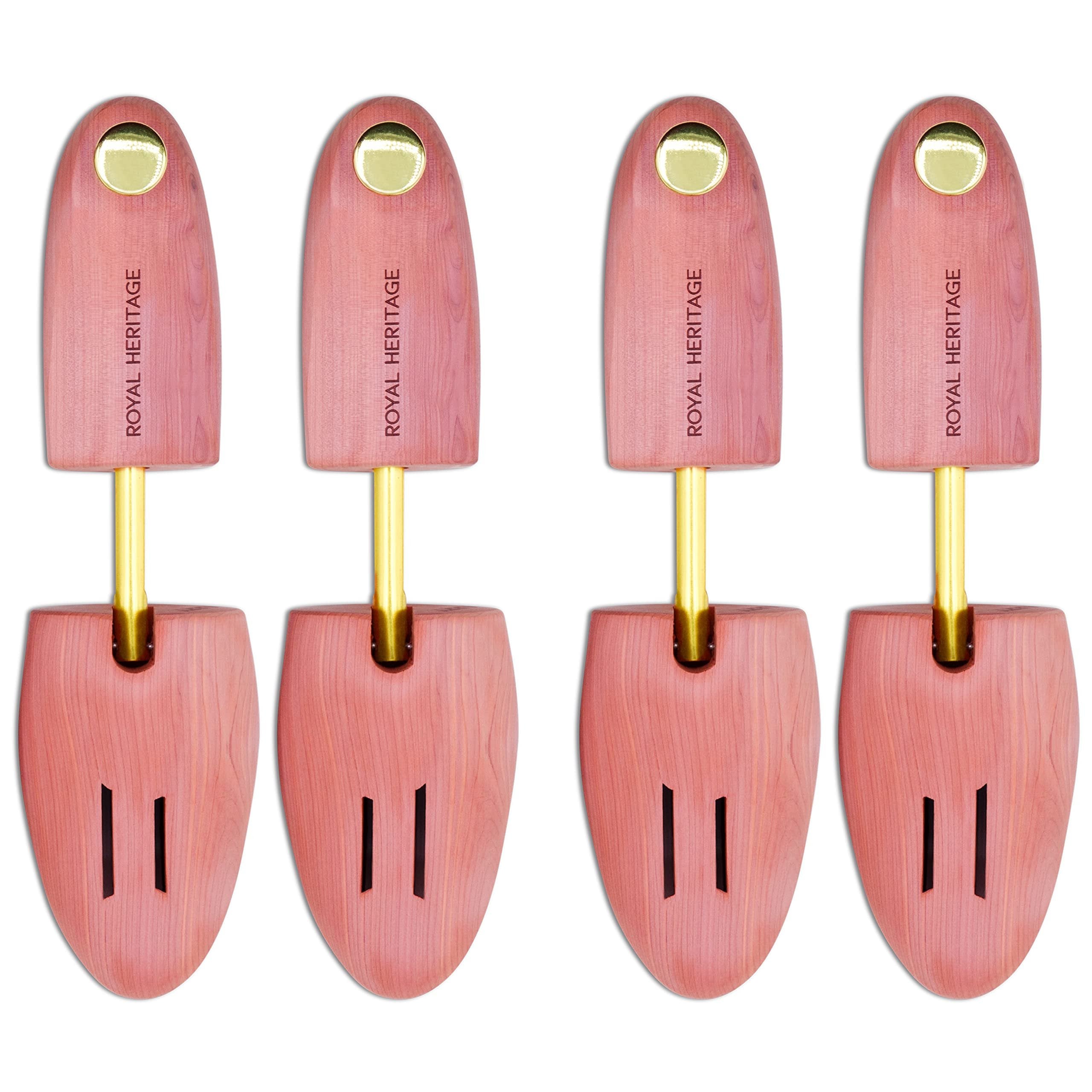 Royal Heritage Men's Cedar Shoe Trees - Ultimate Edition - Grown In USA! (Large (Fits Shoe Sizes 10.5-11.5), 2 PACK)