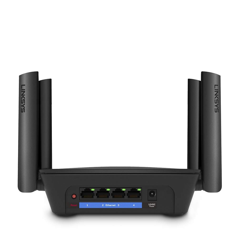 Linksys RE9000 AC3000 Max-Stream Tri-Band Wi-Fi Range Extender, Black (Renewed)