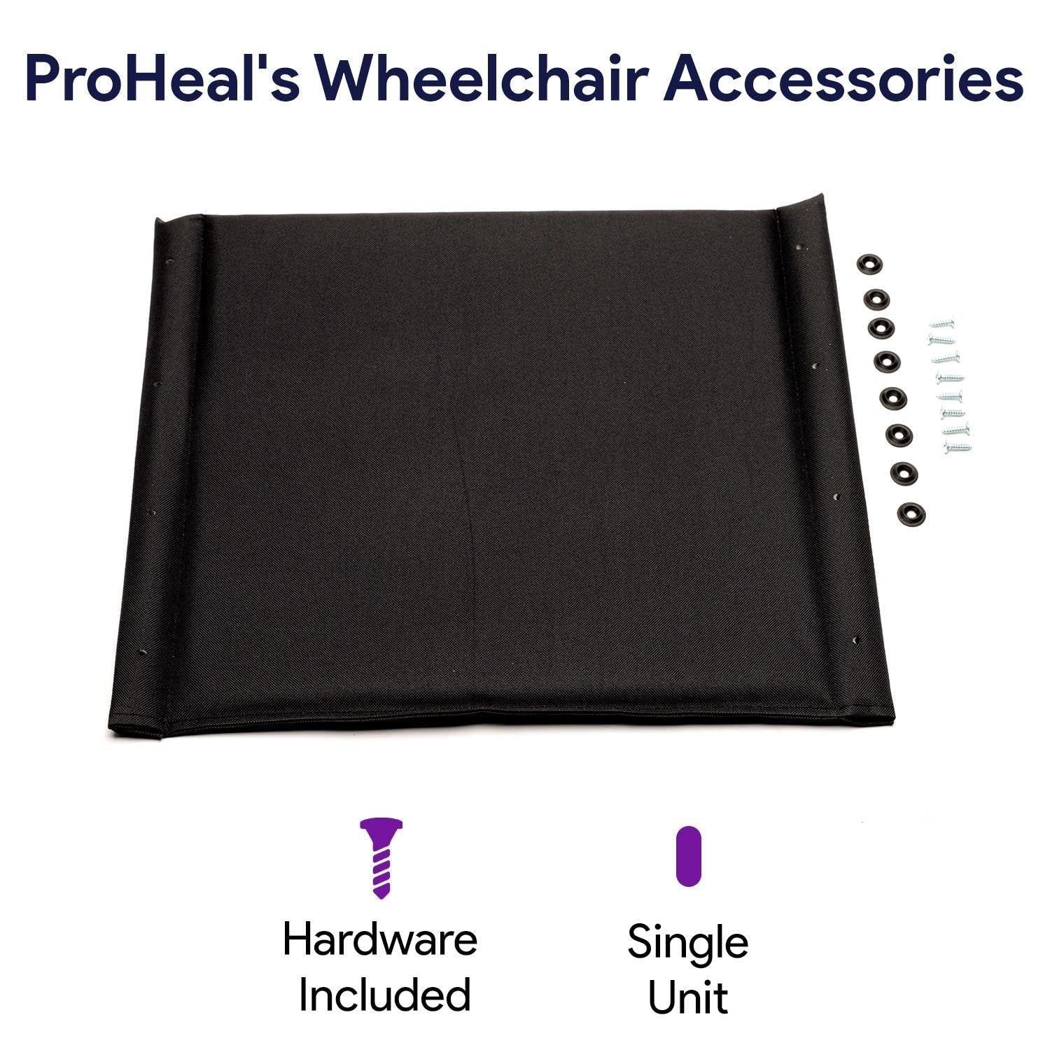 Nylon Wheelchair Seat Replacement - Upholstery Wheelchair Seats Replacements for 16" Chair - Comfortable and Supportive Padded Seat for Wheelchair - K3