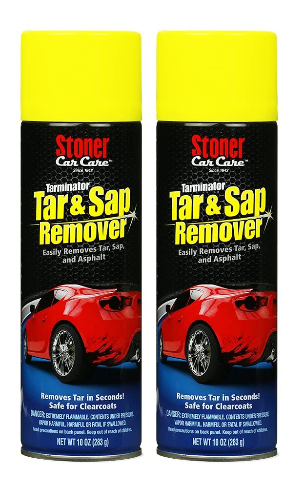 Stoner Car Care 91154-2PK 10-Ounce Tarminator Tar, Sap, and Asphalt Remover Safe on Automotive Paint and Chrome on Cars, Trucks, RVs, Motorcycles, and Boats, Pack of 2