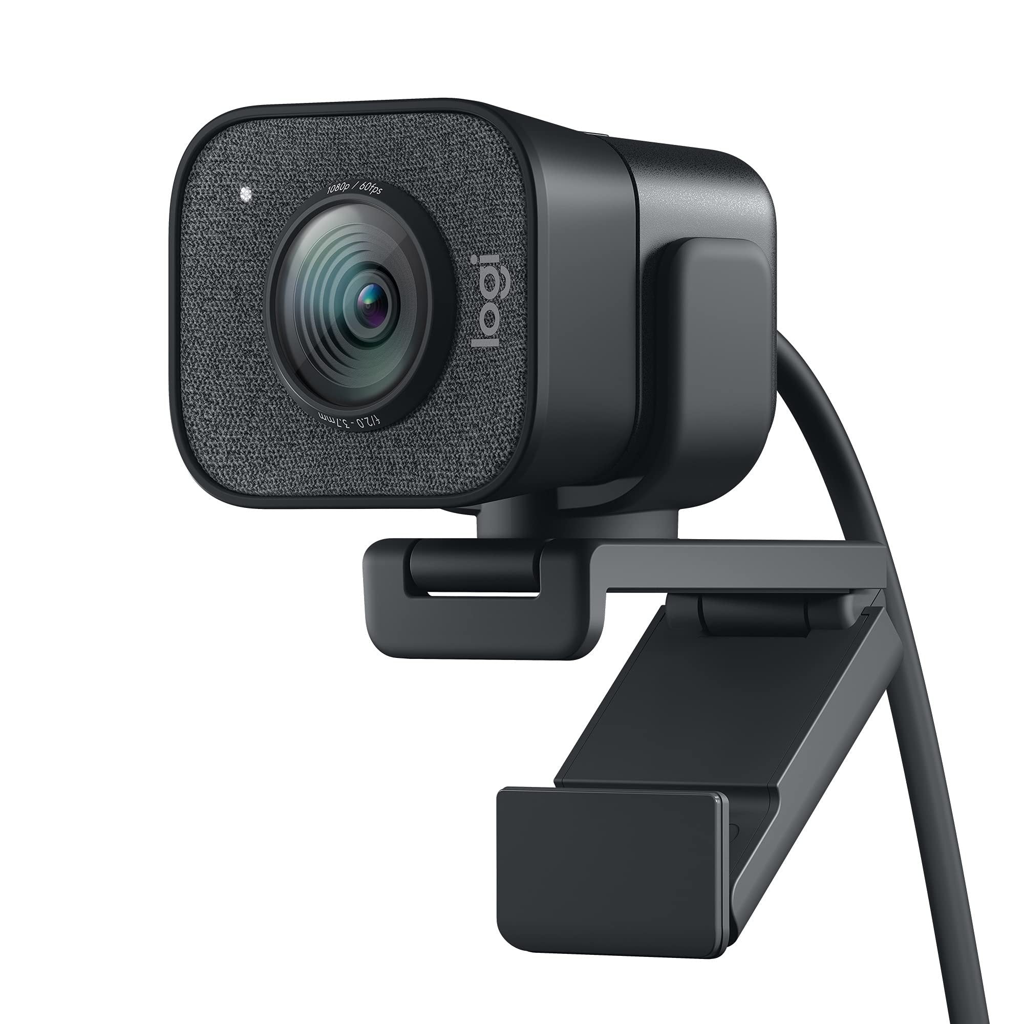 Logitech for Creators StreamCam Premium Webcam for Streaming and Content Creation, Full HD 1080p 60 fps, Premium Glass Lens, Smart Auto-Focus, for PC/Mac - Graphite