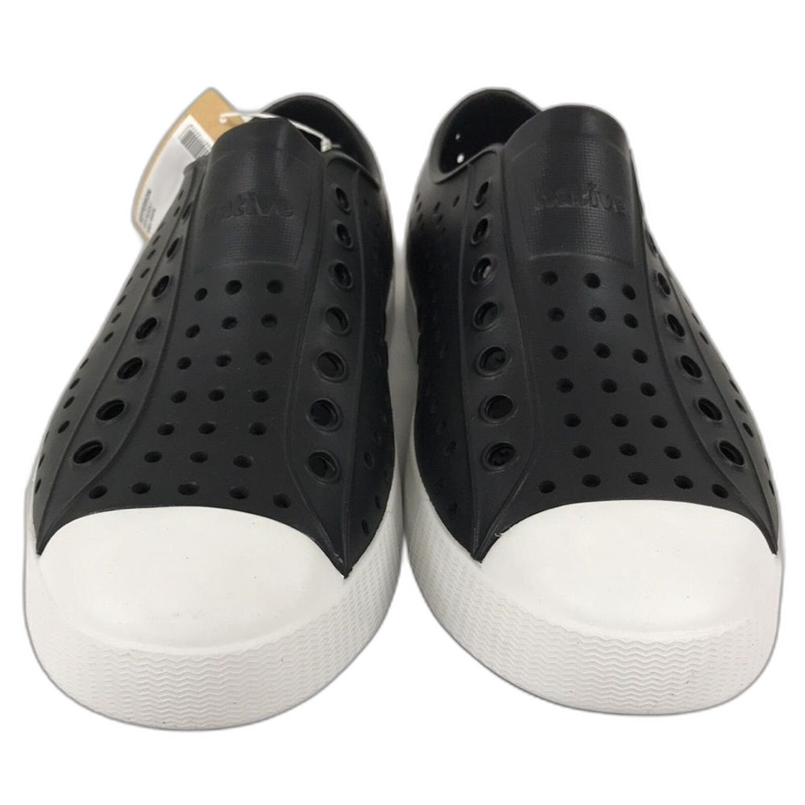 Native Shoes Jefferson Lightweight Sneaker Jiffy Black Shell White 8 US