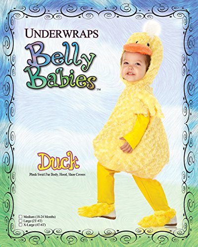 Underwraps Baby Duck Belly Costume | Yellow | Size Medium 18-24 Months | Free Shipping & Returns