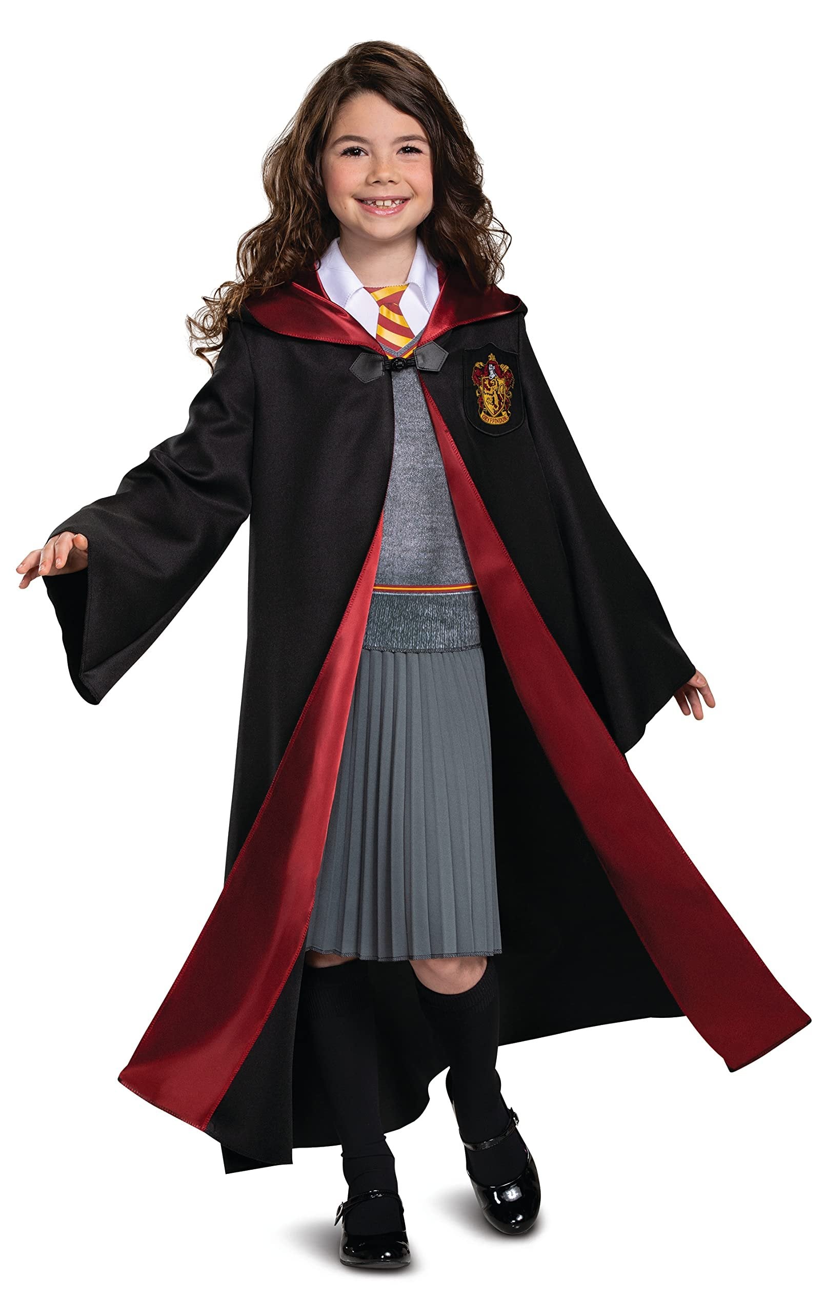 Disguise Hermione Granger Deluxe Costume - Kids Small (4-6x) Black & Red