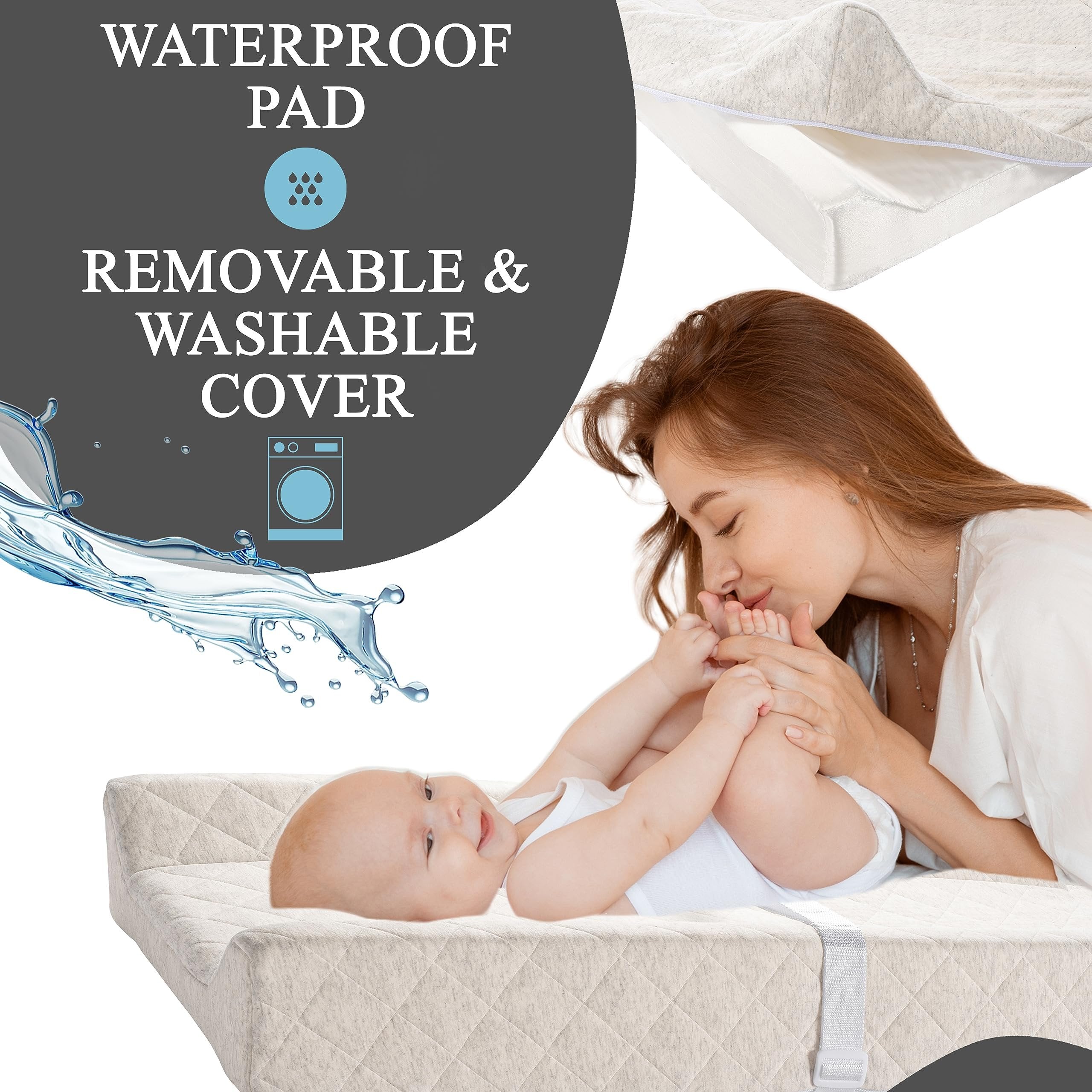 non slip changing pad for dresser Organic Cotton Contoured Changing Pad