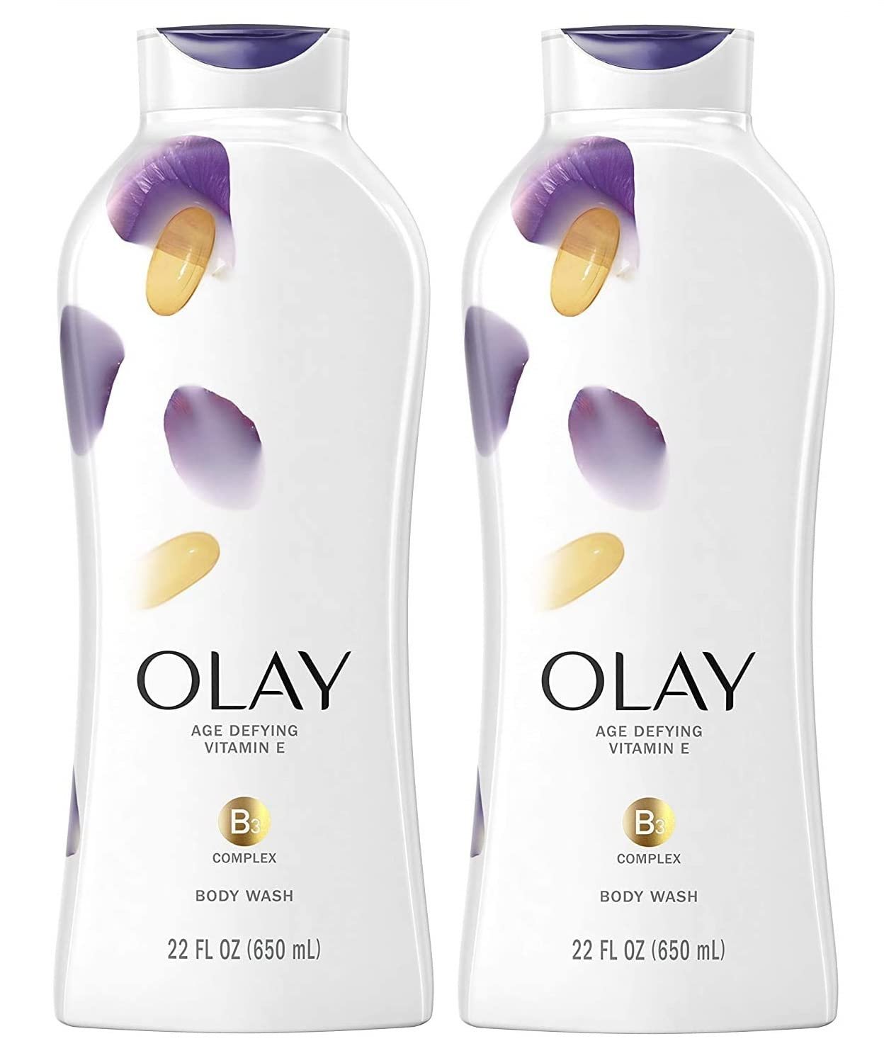 OLAY Age Defying Body Wash 22 Fl oz (Pack of 2)