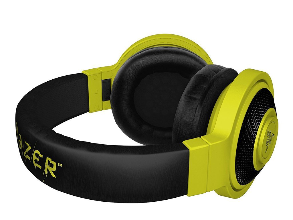 Razer Kraken Analog Gaming and Music Headphones Mobile Neon Yellow