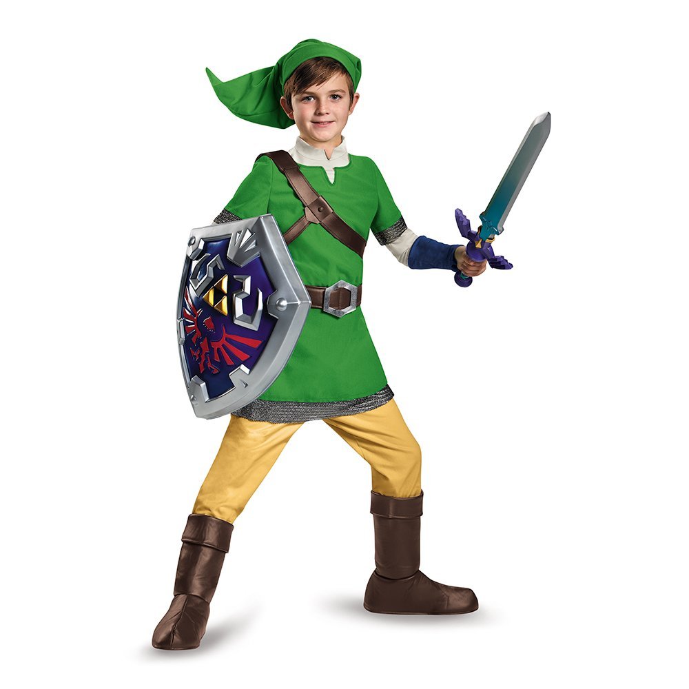 Link Deluxe Child Costume - Size Medium (7-8) - One Color - Free Shipping/Returns