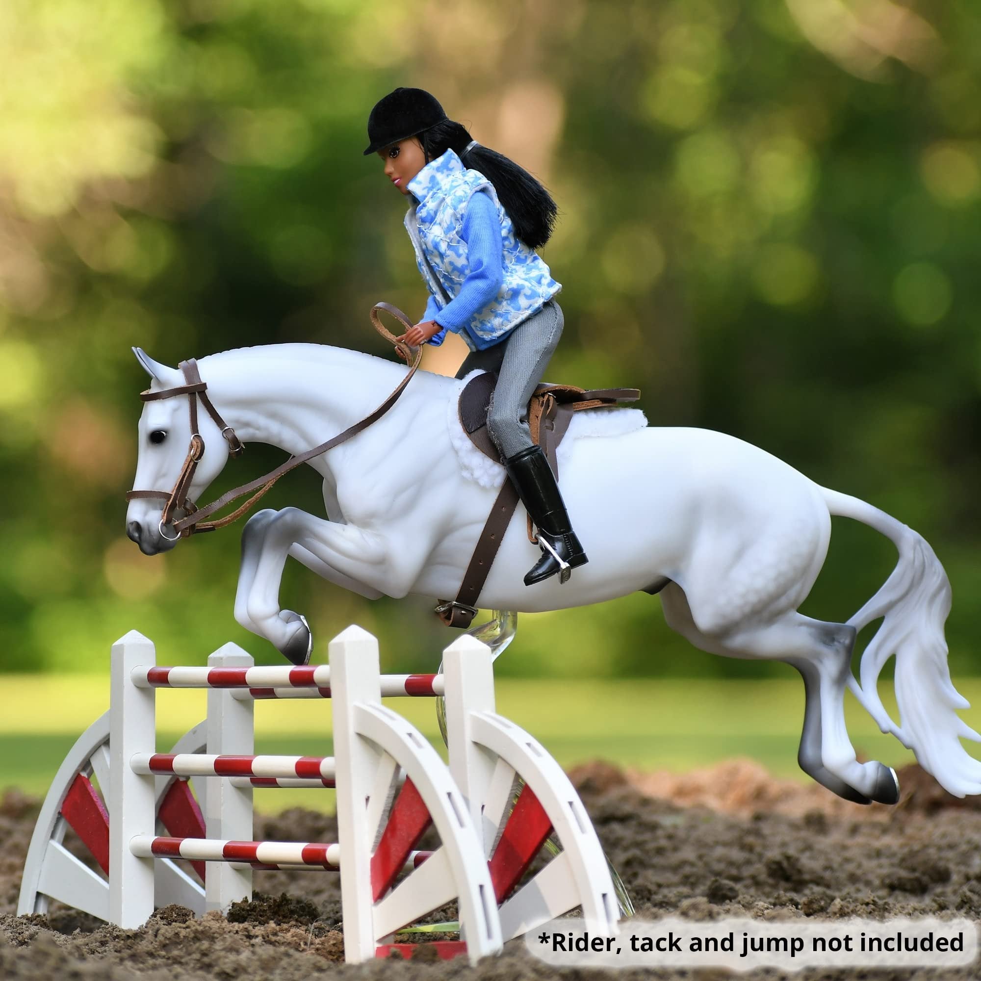 Breyer Horses Traditional Series Get Rowdy | USEF High Performance Horse of The Year 2019 & 2020 | Horse Toy Model | 14" x 11" | 1:9 Scale | Model #1862