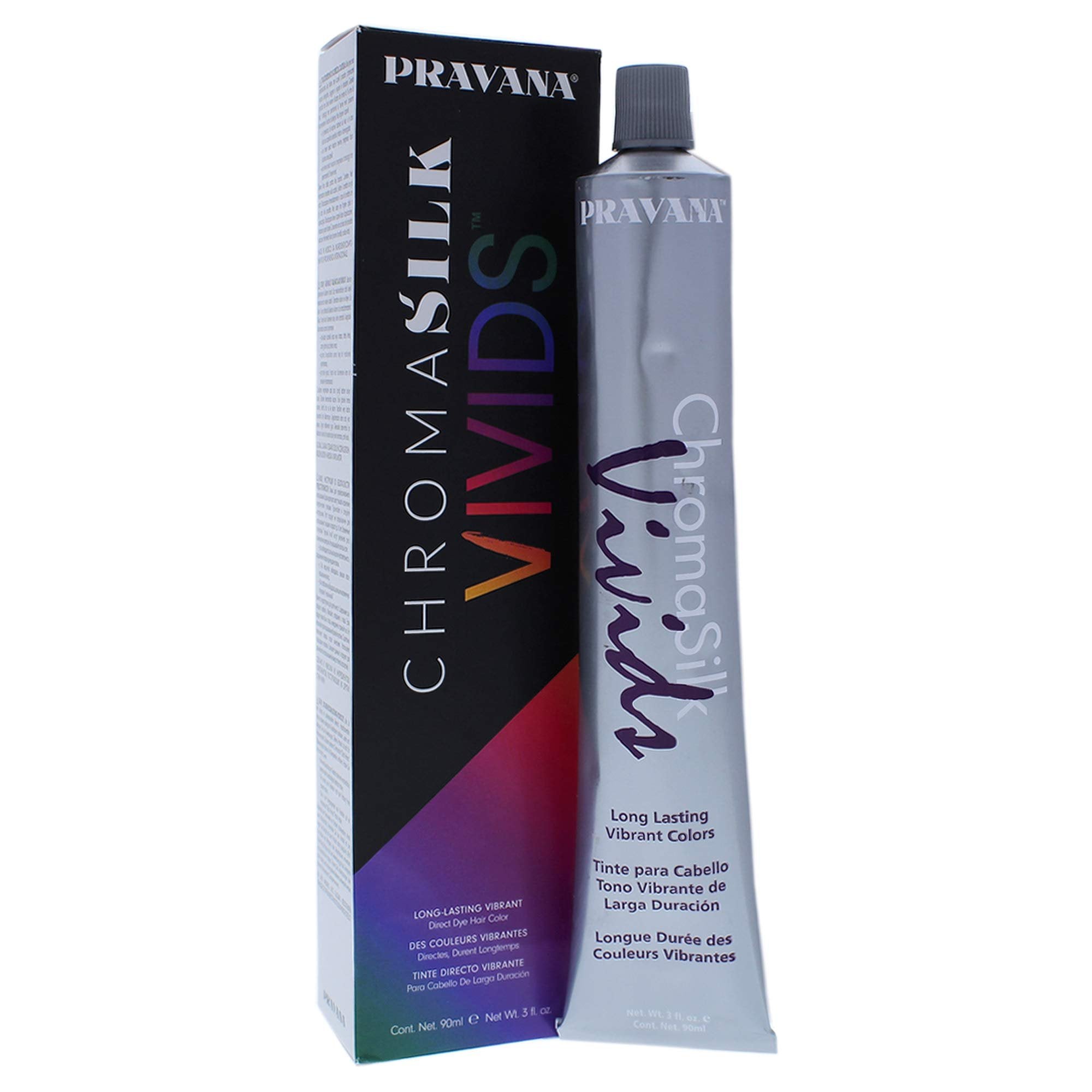 Pravana Chromasilk Vivids Long-lasting Vibrant Color - Silver By Pravana for Unisex - 3 Ounce Hair Color, 3 Ounce