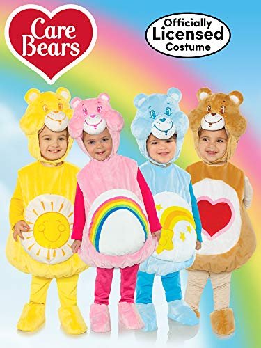 Underwraps Kid's Care Bears Tenderheart Bear Toddler's Costume Childrens Costume, White, Medium