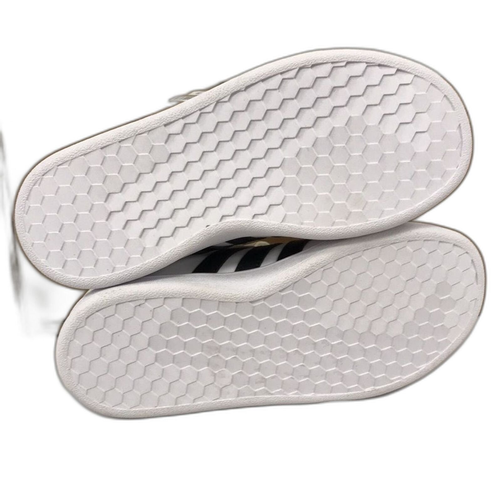 adidas unisex child Grand Court Kids Sneaker White Black White 12 US Kids