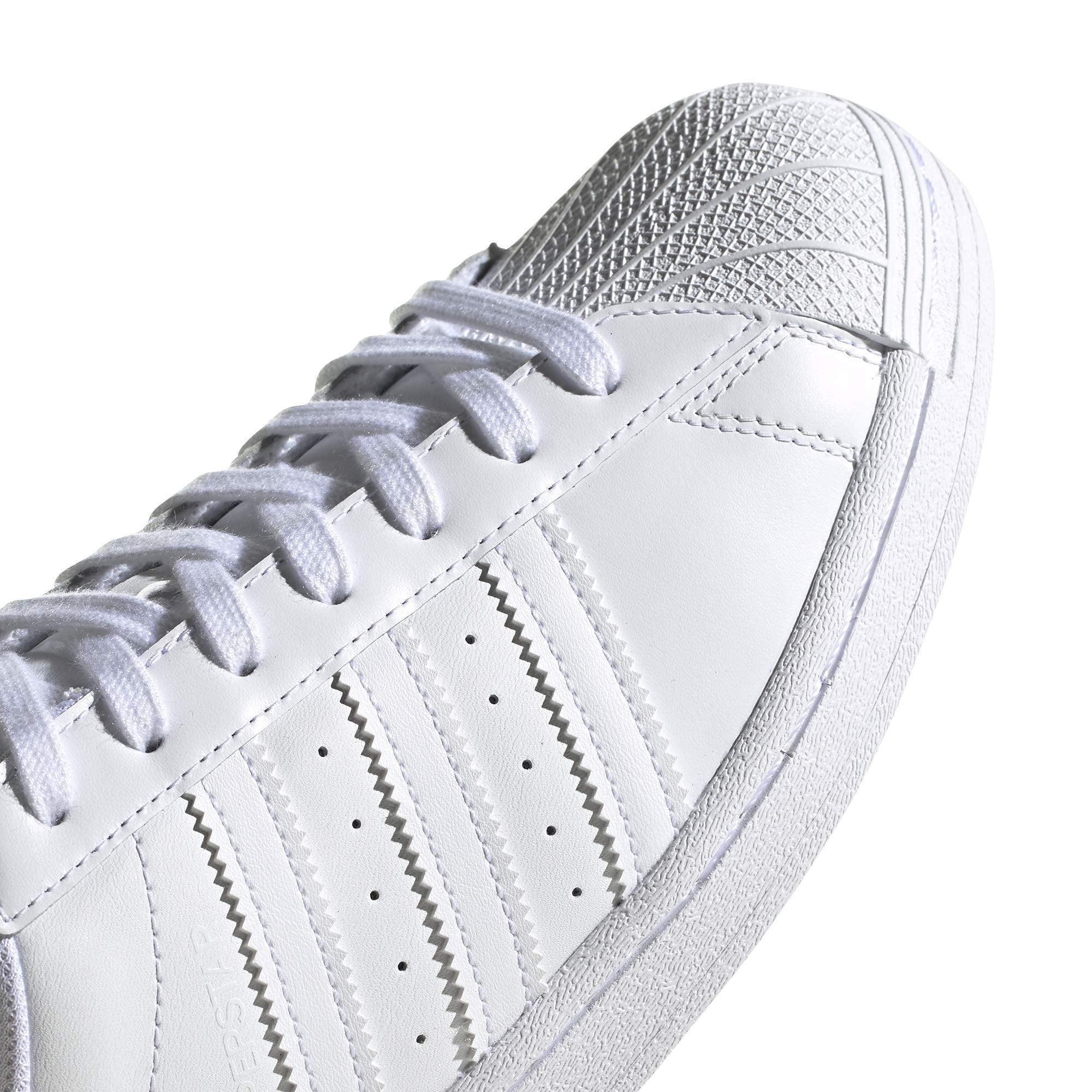 adidas Originals Men's Superstar Sneaker, White/White/White, 10.5