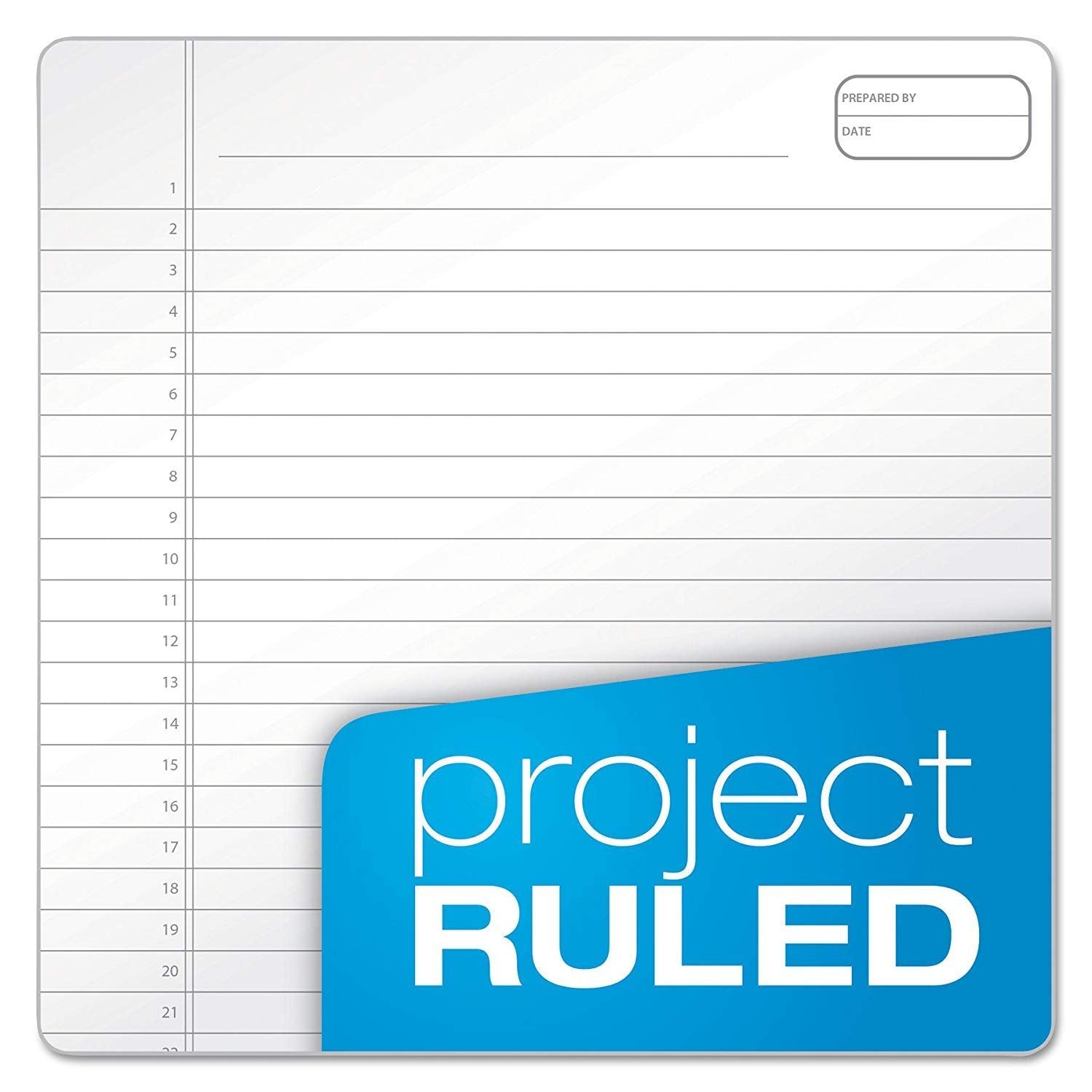 AMPAD Gold Fibre Project Planner, Top-Wire Bound, 8-1/2" x 11-3/4", Project Rule, Navy Cover, 70 Sheets (20-815) (4)