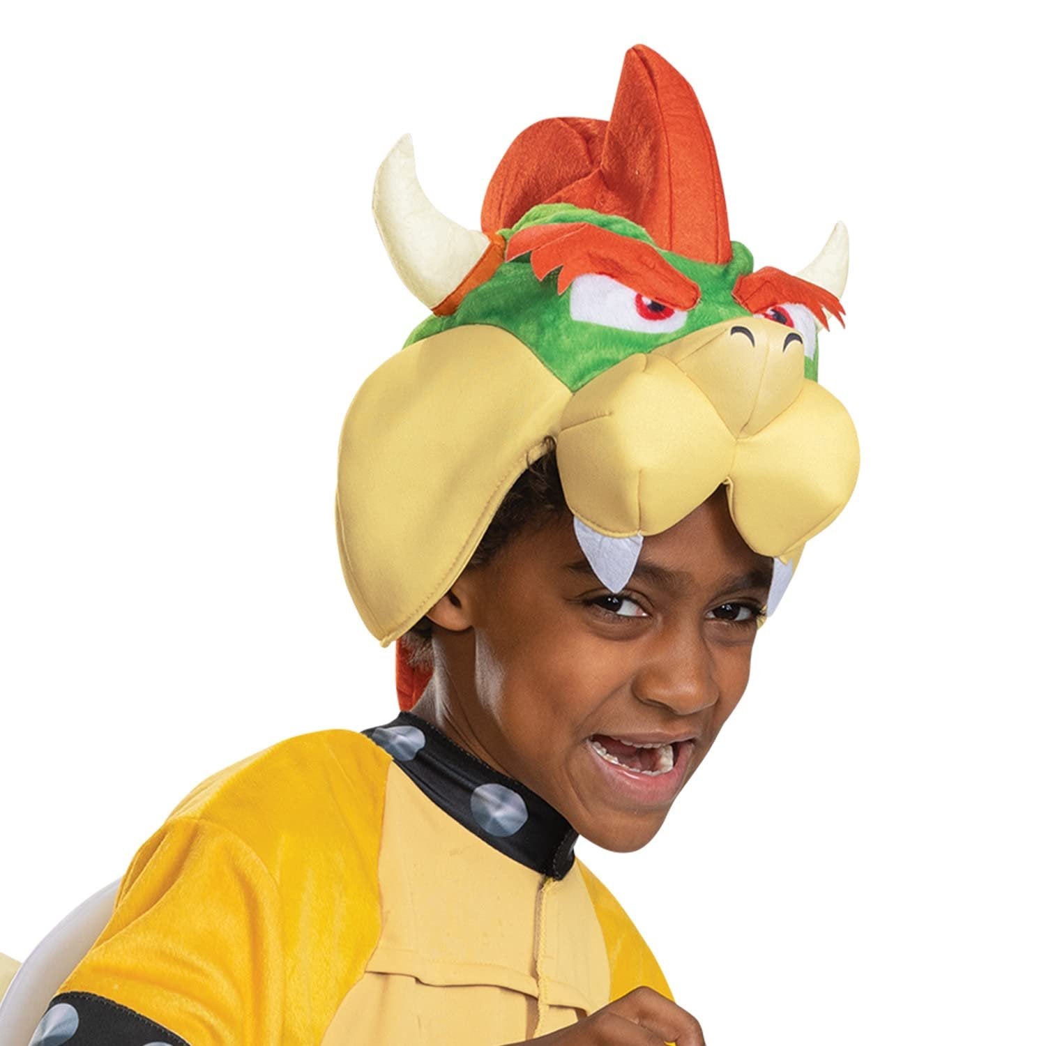 Bowser Costume Hooded Jumpsuit, Official Super Mario Character Costume for Kids, Size (14-16)