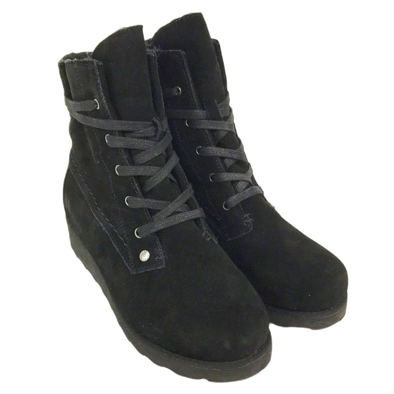 BEARPAW Womens Krista Black Size 8 US