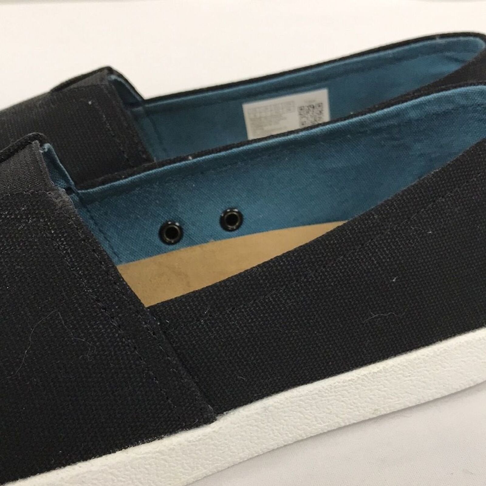 TOMS Black Coated Canvas Womens Classic 9 US