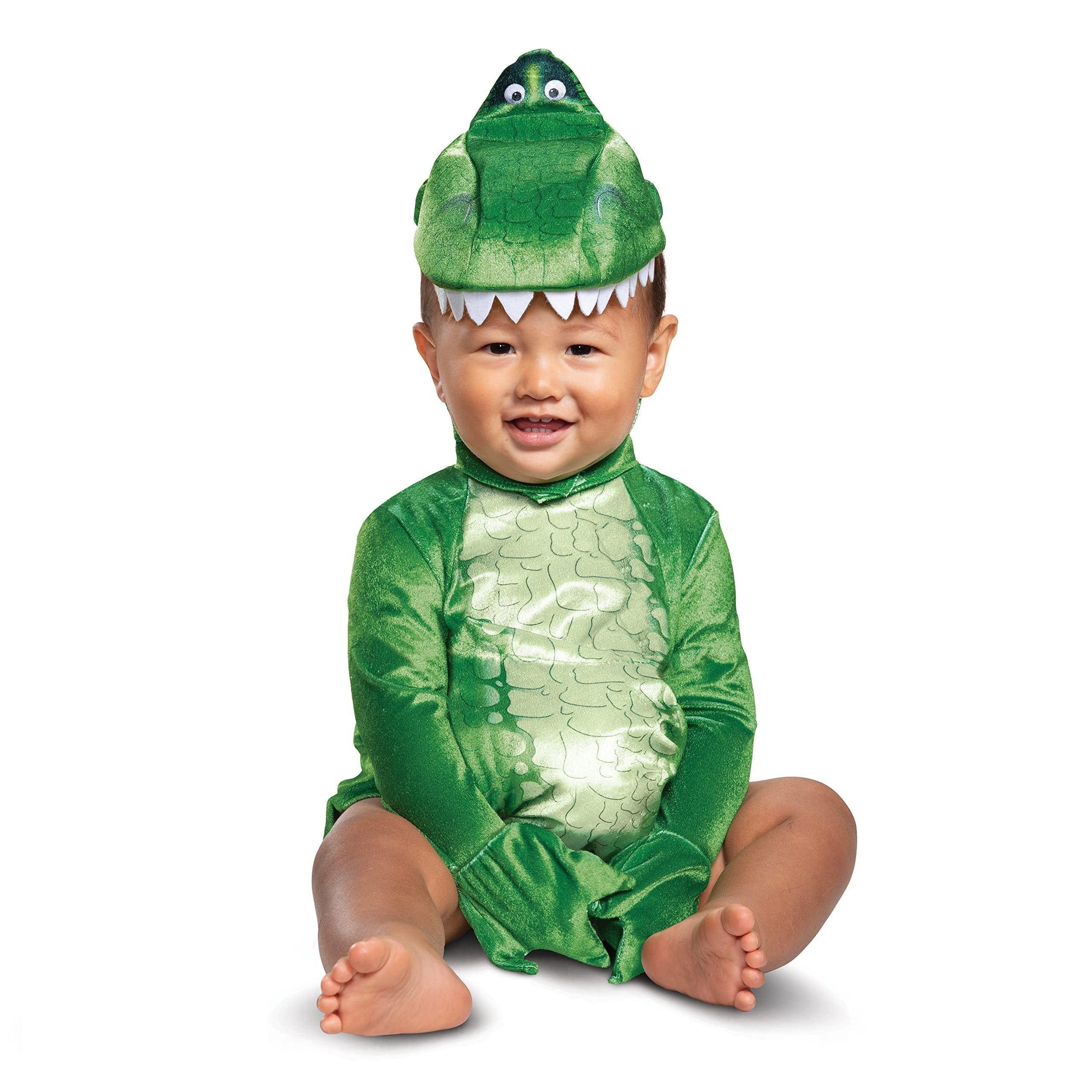 Disguise Baby Boys Disney Pixar Rex Toy Story 4 Infant And Toddler Costumes, Green, 6-12 Month US
