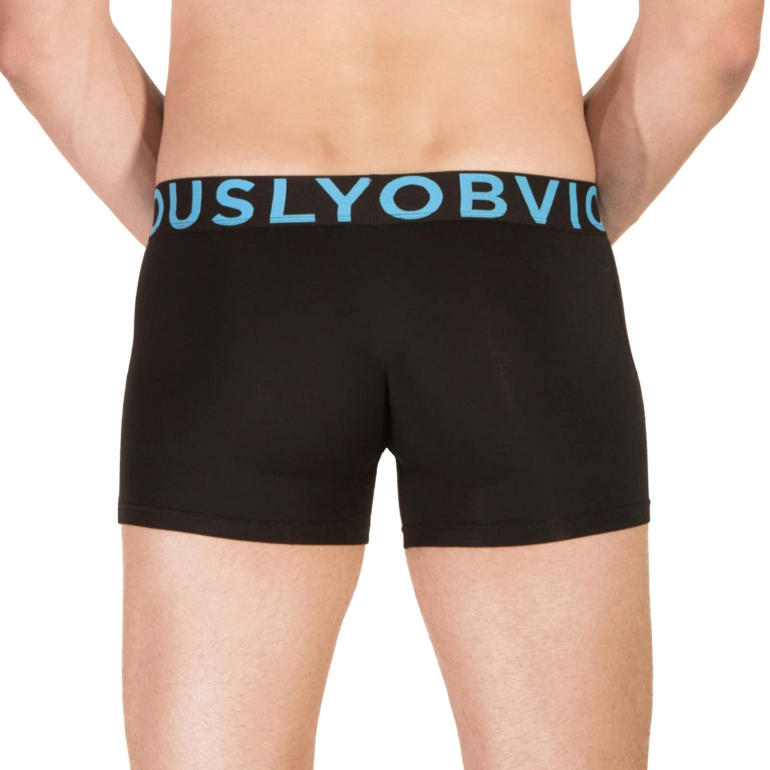 Obviously EveryMan - Boxer Brief 3 inch Leg - Black - Large