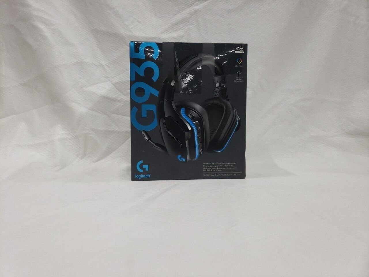 Logitech G935 Headband Gaming Headset - Black/Blue
