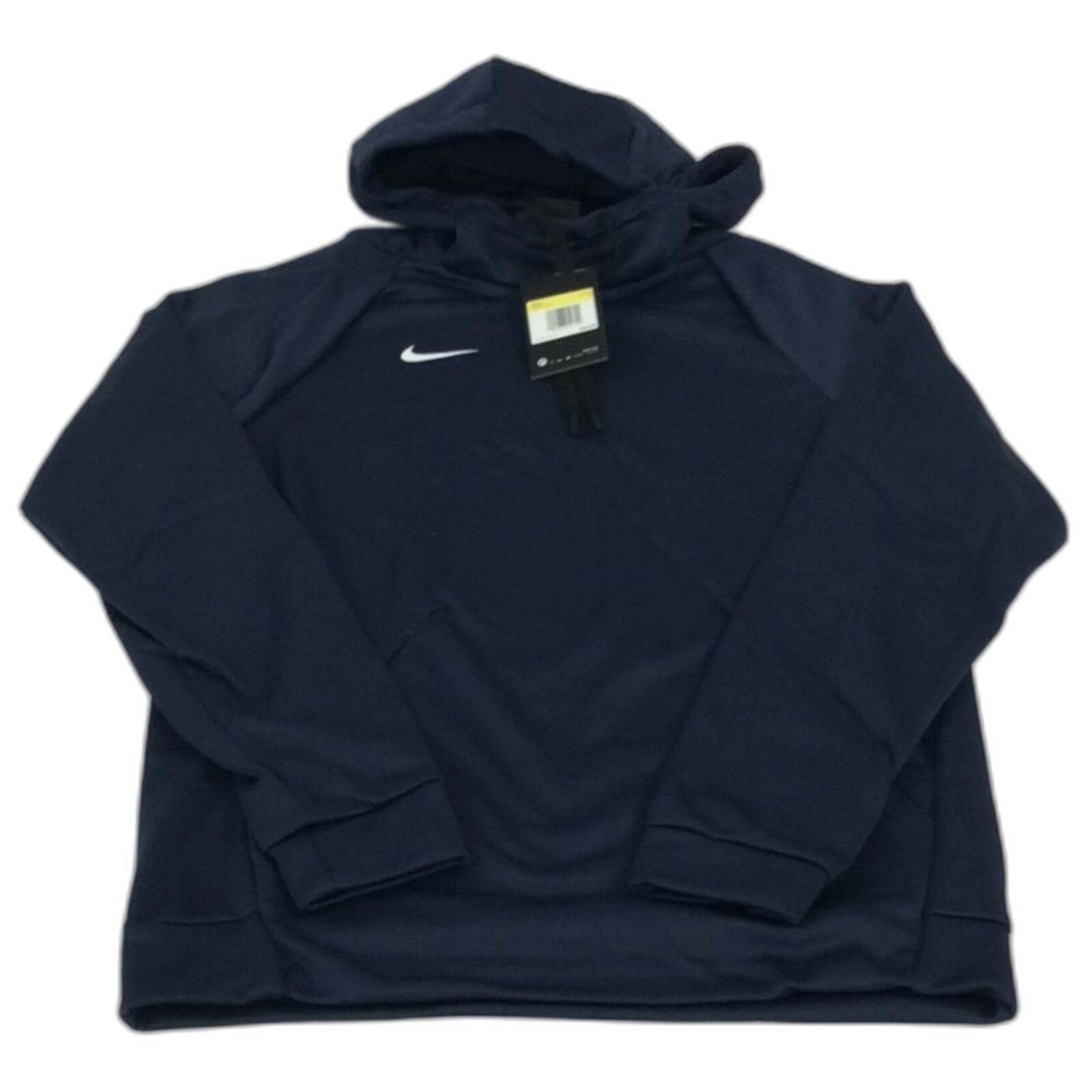 Nike Therma Pullover Hoodie Navy White Mens Size Small S
