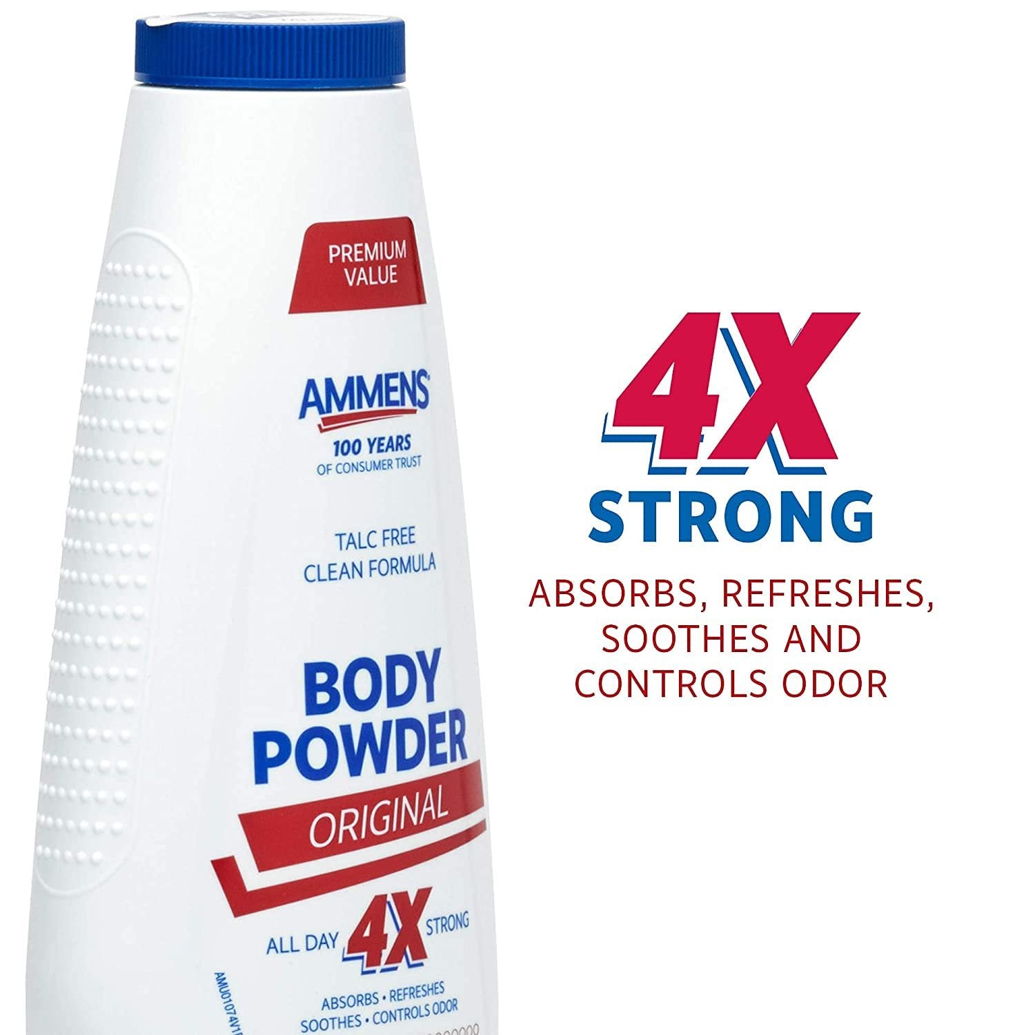 Ammens Medicated Powder 11 OZ (Pack of 4)