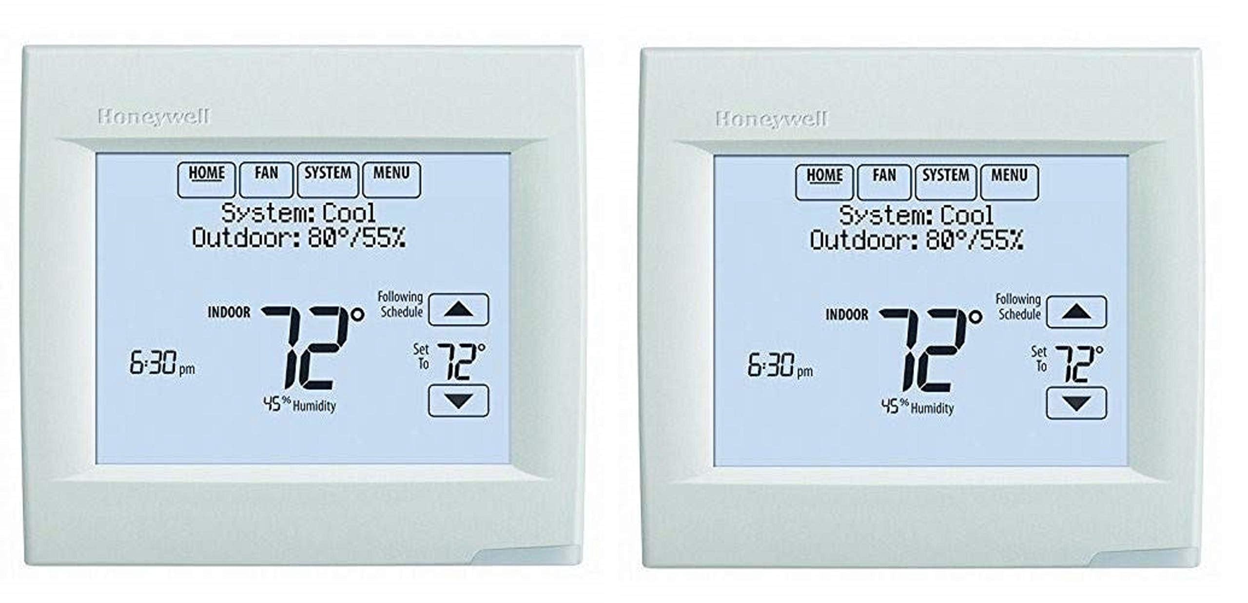 Honeywell TH8321WF1001 Wifi Vision Pro 8000 with Stages upto 3 Heat / 2 Cool (2 Pack)