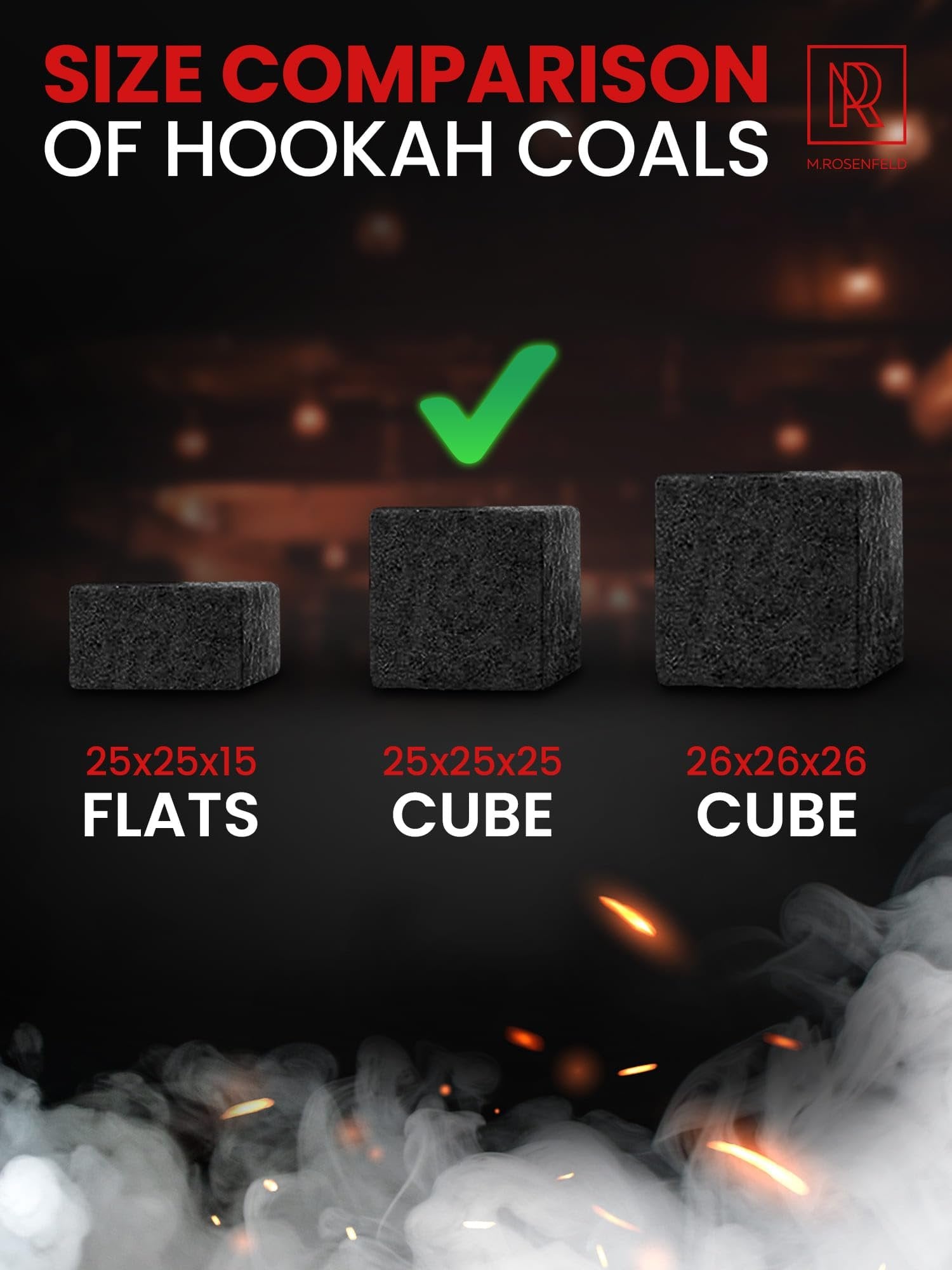 84 pcs Hookah Charcoal Hookah Coals for Hookah Coconut 25mm Cubes - 84 pcs - 1.2 KG (2.6 lbs) - Premium Quality - 100% Natural Coconut Charcoal Hookah Cubes - NOT Quick Light