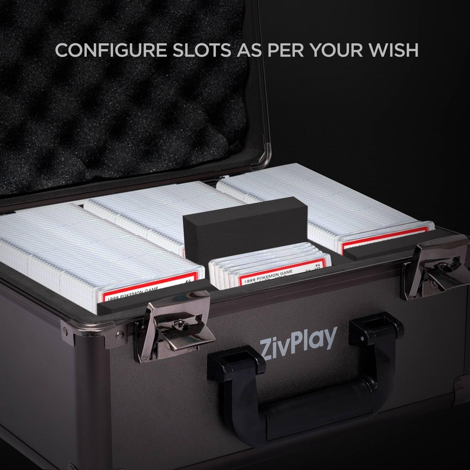 ZivPlay Graded Card Case Graded Card Storage Box Slab Case for Graded ZivPlay Graded Card Case Graded Card Storage Box Slab Case for Graded