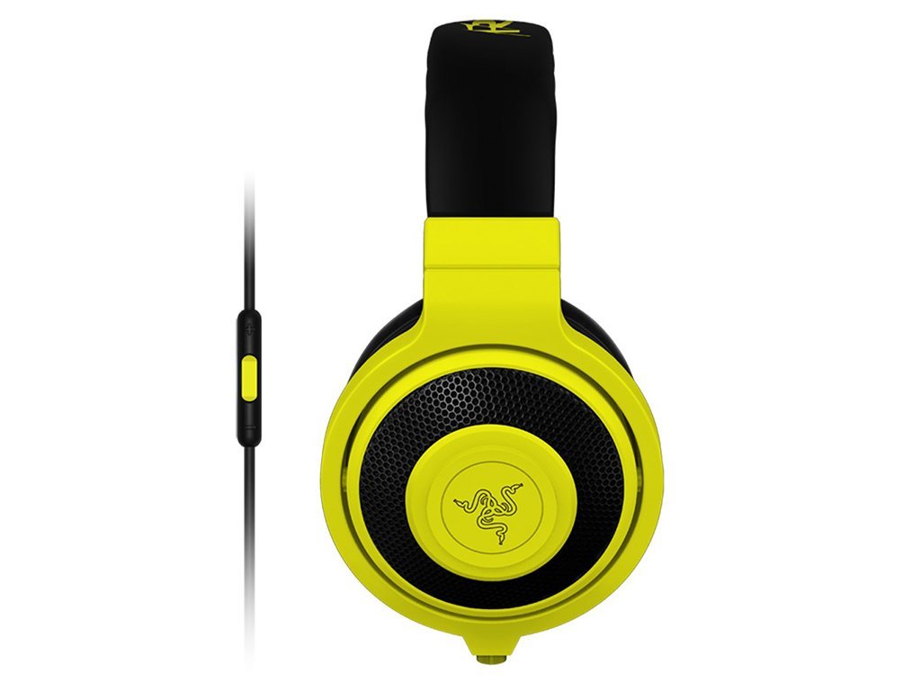 Razer Kraken Analog Gaming and Music Headphones Mobile Neon Yellow