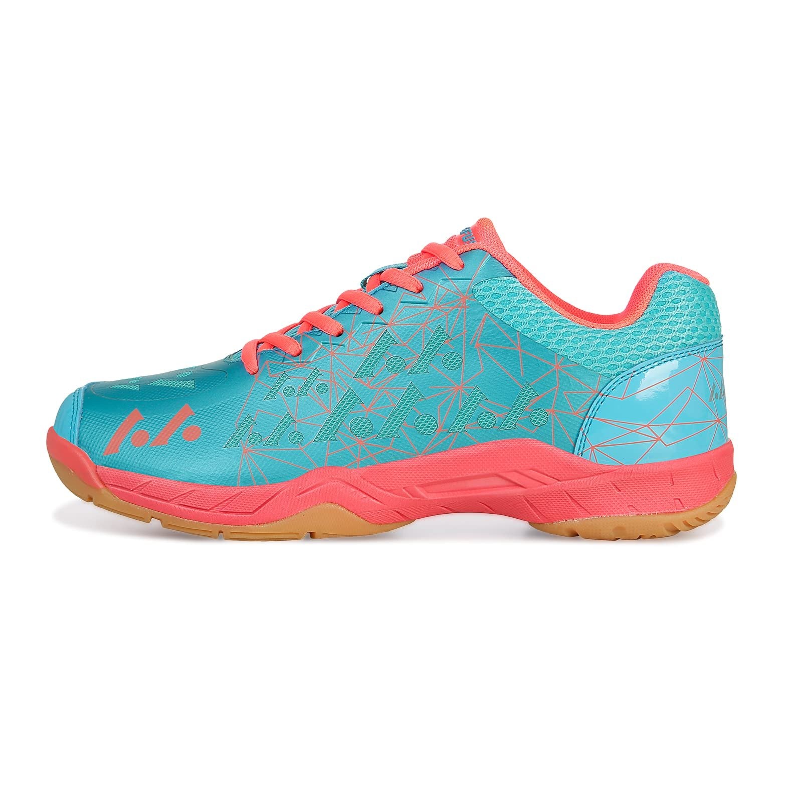 Condromly Women's Luff 06 Lightweight Cushioning Pickleball Court Shoes (06 Pink, 8)