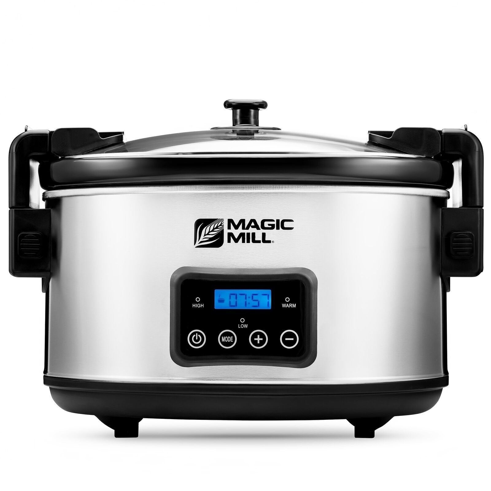 Magic Mill 8.5 Quart Extra Large Programmable Slow Cooker with Digital...