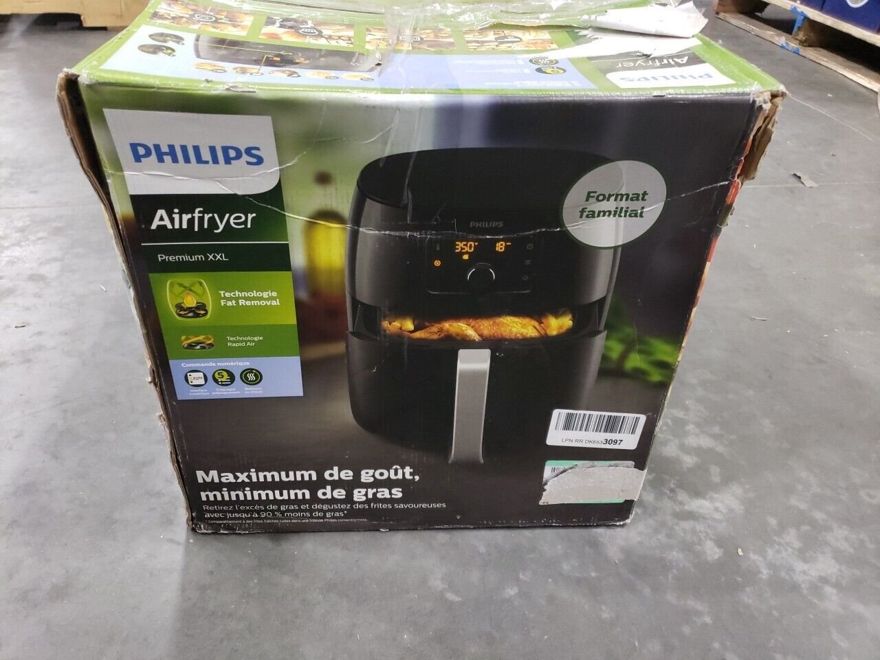 Philips HD9650/96 Digital Twin TurboStar Airfryer - Black