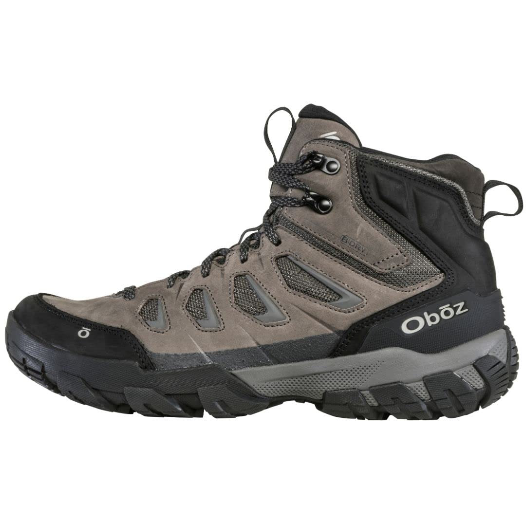 Oboz Men's Sawtooth X Mid B-Dry Hiking Boot, Charcoal, 9.5