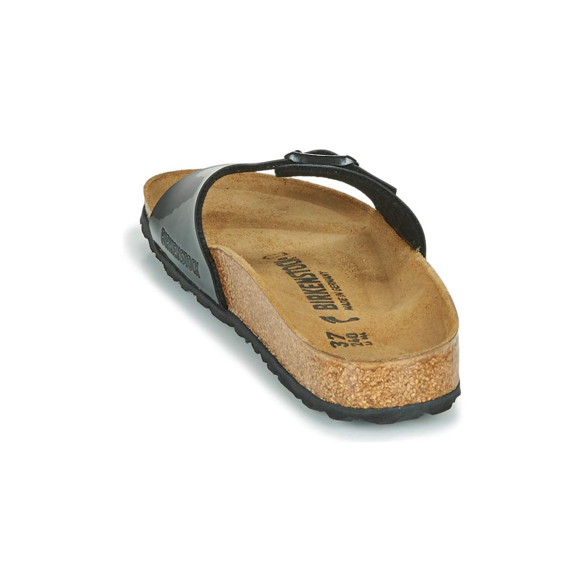 Birkenstock Unisex Madrid BS Birko-Flor Nubuck Black Sandals 6 W / 4 M US