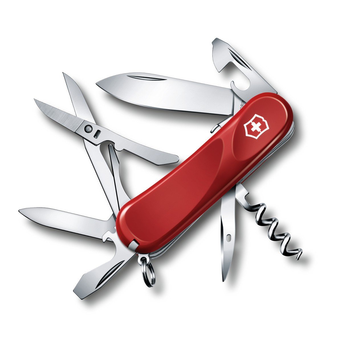 Victorinox Swiss Army Evolution S14 Pocket Knife, Red, 85mm