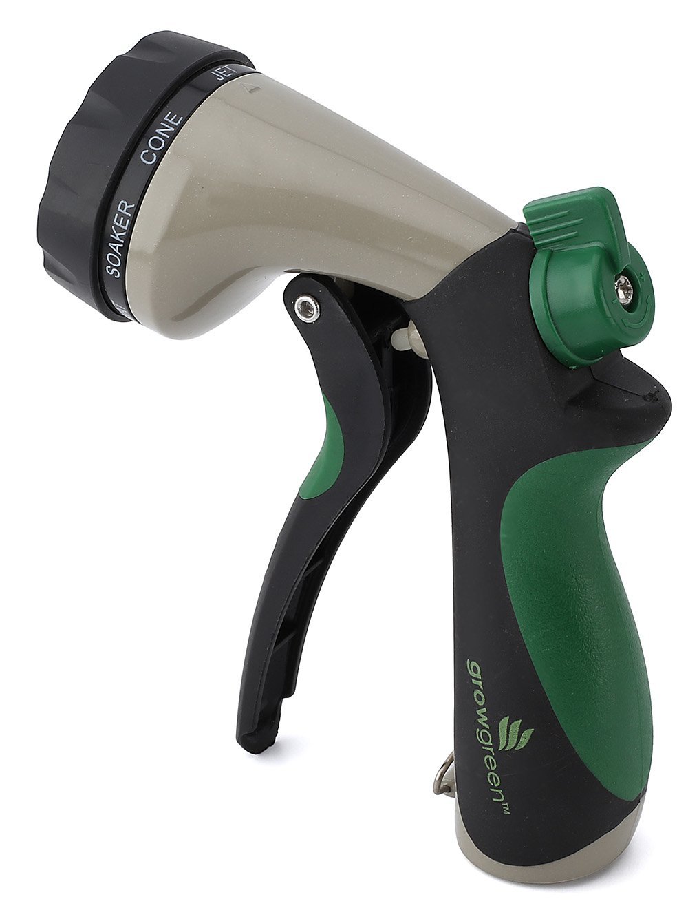 GrowGreen #1 Best Recommended Garden Hose Nozzle Heavy Duty 8-Way High Pressure Sprayer Water Hose Nozzle - Best Hand Sprayer with Convenient Grip